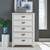 Allyson Park - 5 Drawer Chest - White (417-BR40)