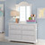 Summer House - 6 Drawers Dresser & Mirror - White (607-YBR-DM)