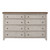 Farmhouse Reimagined - 8 Drawer Dresser - White (652-BR31)