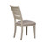 Farmhouse Reimagined - Ladder Back Upholstered Side Chair - White (652-C2001S)