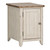 Farmhouse Reimagined - Door Chair Side Table With Charging Station - White (652-OT1022)