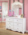 Exquisite White Dresser, Mirror