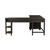 Harvest Home - L Shaped Desk Set With Hutch - Black (879-HO-LSD)