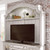Magnolia Manor - Arched Entertainment Hutch - White (244-EC74)