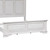 Abbey Park - King Panel Footboard - White (520-BR16)