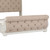 Abbey Park - Queen Upholstered Sleigh Footboard - White (520-BR21FU)