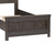 Thornwood Hills - Twin Panel Footboard - Dark Gray (759-BR12)