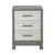 Palmetto Heights - 3 Drawer Chair Side Table - White (499-OT1021)