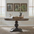 Americana Farmhouse - Optional Pedestal Table - Dark Brown (615-DR-OPED)