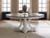 Magnolia Manor - Round Table Set - White (244-DR-ROS)