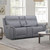 Cooper - Loveseat With Console P3 & Zg - Bleu Gray (7007BG-23P)