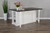 Carriage House - Kitchen Island Table Top Only - White / Dark Brown (1016EC-T)