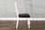 Carriage House - Ladderback Chair With Cushion Seat - White / Black (1432EC-C)