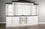 Carriage House - Pier Hutch Left - White / Dark Brown (3629EC-PHL)