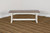 Pasadena - Side Bench - White & Light Brown (0113MB-SB)