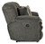 Tosh - Power Reclining Sofa - Pewter (61271-1405/38-2500/29)