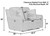 Calvin - Reclining Loveseat - Putty (1632-1894/26-2364/26)