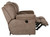 Reyes - Lay Flat Reclining Console Loveseat With Storage & Cupholders - Portabella (2409-2792/26)