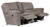 Reyes - Power Lay Flat Reclining Console Loveseat With Storage & Cupholders - Graphite (62409-2792/28)