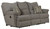 Sadler - Lay Flat Reclining Sofa With Drop Down Table - Mica (2415-1875/18-2154/38)