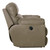 Costa - Top Grain Italian Leather Lay Flat Reclining Loveseat - Putty (4072-1273/56-3073/56)
