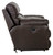 Costa - Top Grain Italian Leather Lay Flat Reclining Loveseat - Chocolate (4072-1273/89-3073/89)