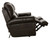 Torretta - Top Grain Italian Leather Power Lay Flat Reclining Sofa - Chocolate (64571-1273/89-3073/89)