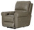 Torretta - Top Grain Italian Leather Power Lay Flat Recliner - Putty (645707-1273/56-3073/56)