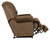 Malone - Power Lay Flat Recliner With Extended Ottoman - Truffle (642577-2008/45)