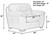 Grant - Chair & 1/2 - Steel - Faux Leather (445301-1227/28-3027/28)