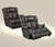Victor - Power Lay Flat Chaise Recliner - Leather (647647-1283/09-3083/09)