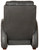 Reliever - Power Headrest Power Lay Flat Reclining With CR3 Massage / Zero Gravity - Gunmetal - Leather (7647957-1273/58-3073/58)