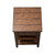 Lake House - Chair Side Table - Rustic Brown (210-OT1021)