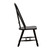 Treasures - Sheaf Back Side Chair - Black (17-C4032)