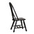 Treasures - Sheaf Back Side Chair - Black (17-C4032)