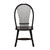 Treasures - Sheaf Back Side Chair - Black (17-C4032)