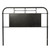 Vintage Series - Queen Metal Headboard - Black (179-BR13H-B)