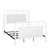 Vintage Series - Full Metal Bed - Antique White (179-BR17HFR-AW)