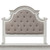 Magnolia Manor - Full Upholstered Panel Headboard - White (244-BR17HU)