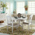 Summer House - Pedestal Table - Oyster White (607-CD-PDS)