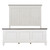 Allyson Park - King Panel Bed - White (417-BR-KPB)