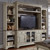 Morgan Creek - Entertainment Center With Piers - White (498-ENTW-ECP)