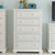 Summer House - 5 Drawer Wood Chest - White (607-BR41)