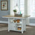 Lindsey Farm - Kitchen Island - Weathered White (62WH-CD-GTS)
