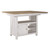 Lindsey Farm - Kitchen Island - Weathered White (62WH-CD-GTS)