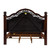 Messina Estates - Queen Poster Bed - Dark Brown (737-BR-QPS)