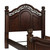Messina Estates - Queen Poster Headboard - Dark Brown (737-BR01)