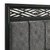 Obsidian - 5/0 Queen Headboard, Footboard & Slats - Black (B1655-315)