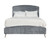 Kailani - 6/6 King Headboard, Footboard & Slats - Gray (B4378G-115)