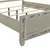 Radiance - 5/0 Queen Footboard & Slats - Silver (B976S-320)